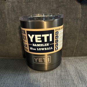 Yeti Rambler 10 oz Lowball, Elements Collection - Graphite